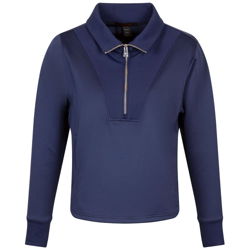 Womens Wren Quarter Zip Jacket Maltese Blue
