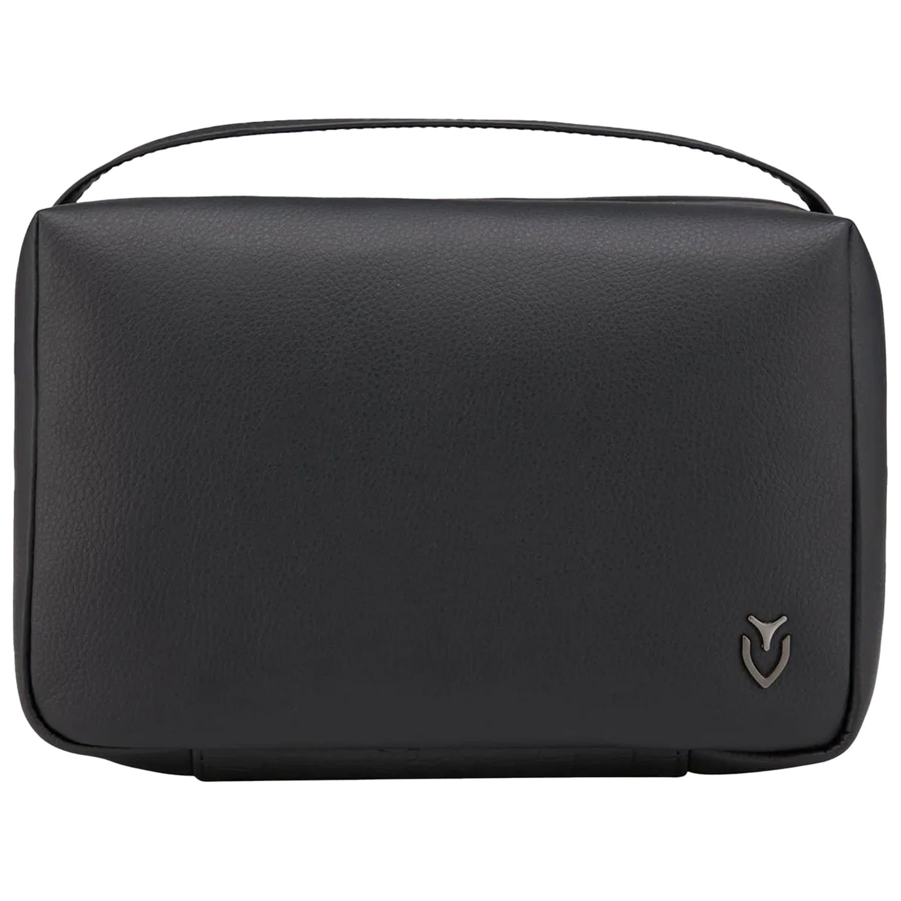Signature Toiletry Bag Pebbled Black