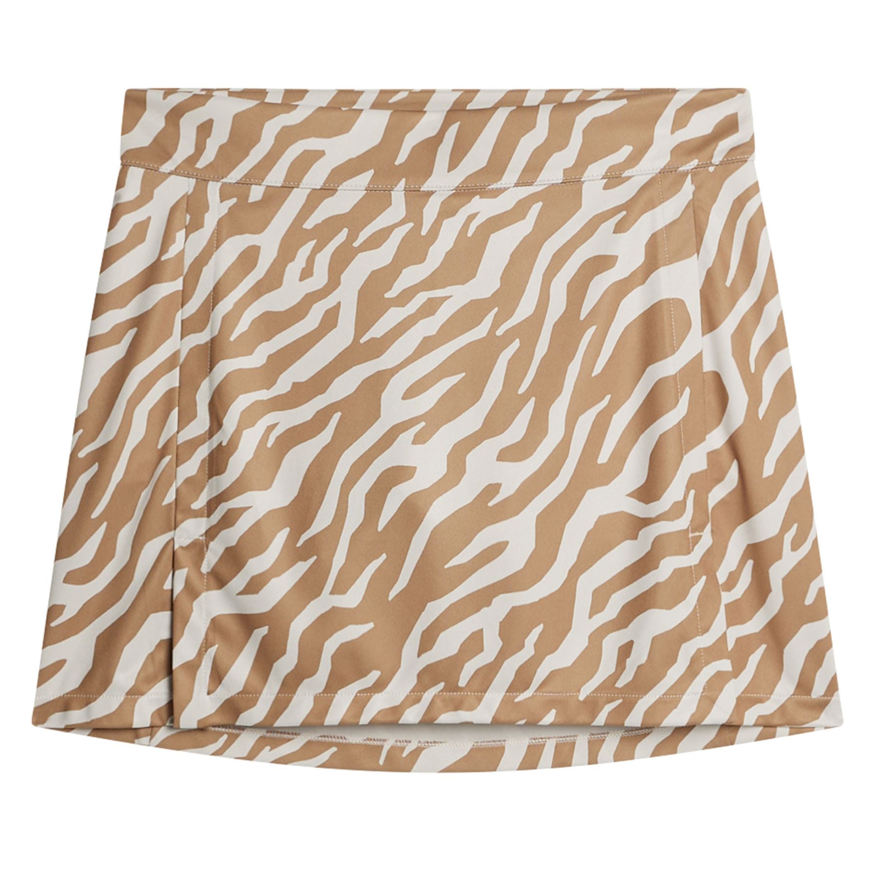 Womens Amelie TX Jersey Mid Print Skirt Tigers Eye
