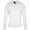 Womens LS Fabulous Mock Polo White/Silver