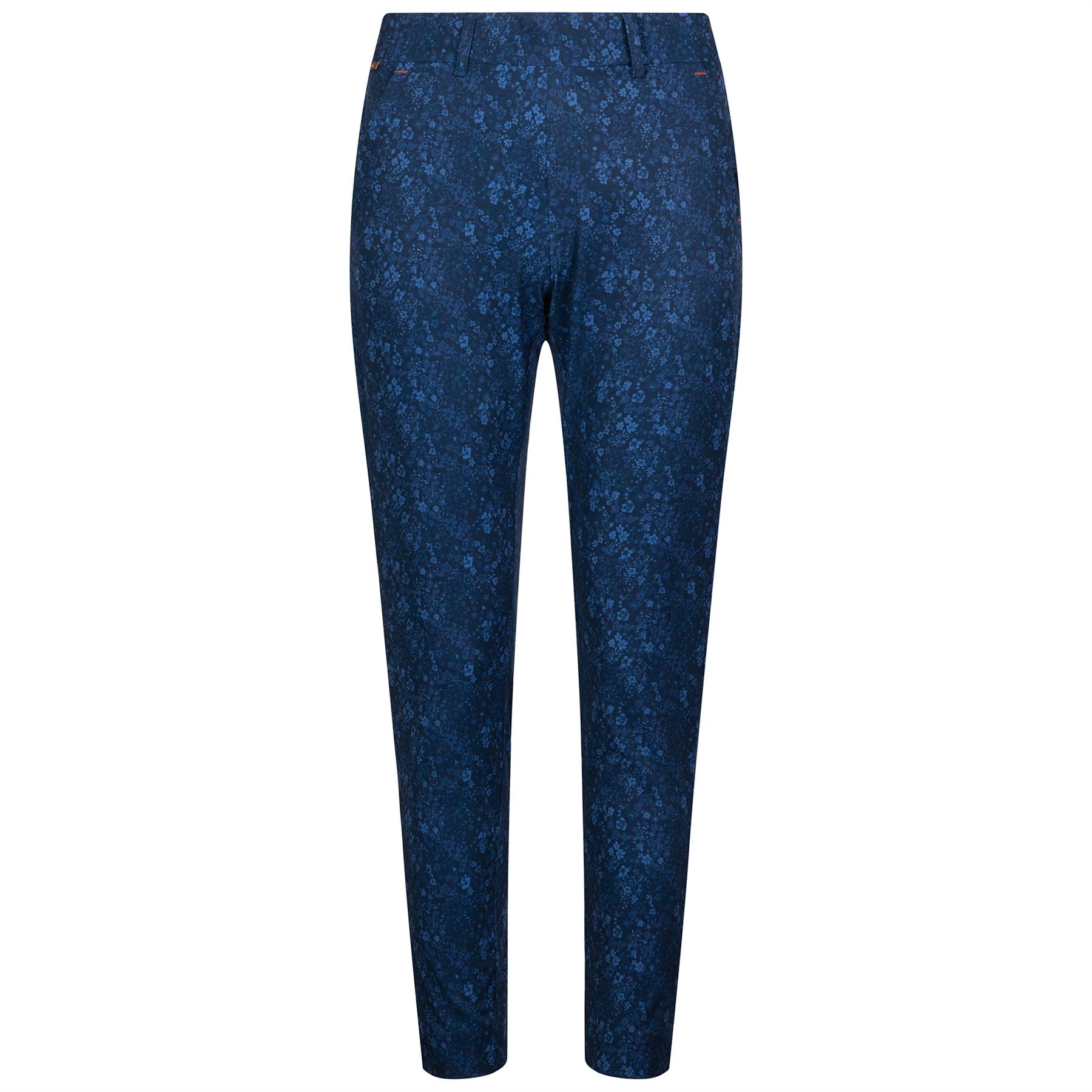 Womens Ice Light 7/8 Printed Treggings Atlanta Blue