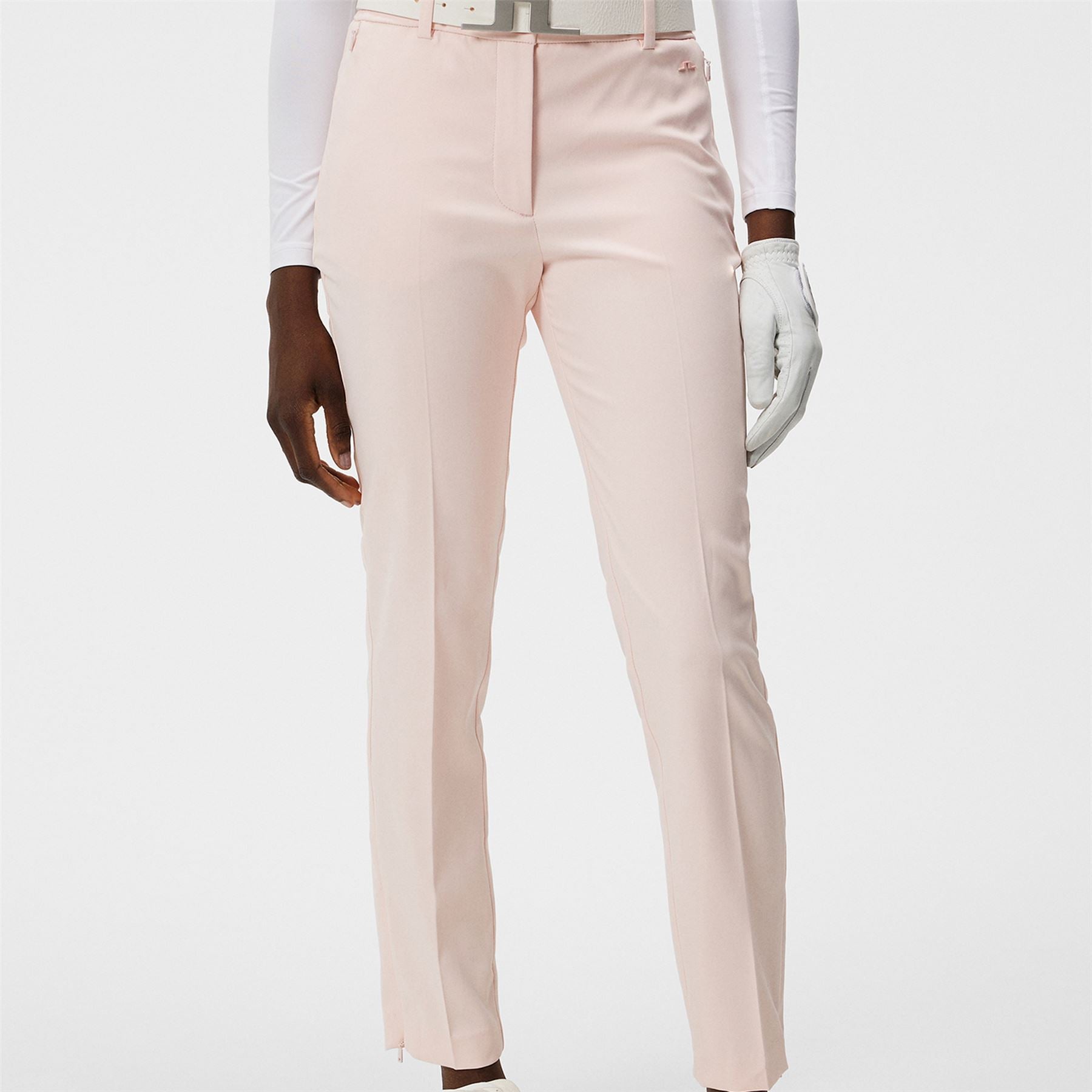 Womens Pia High Stretch Pants Rose Quartz