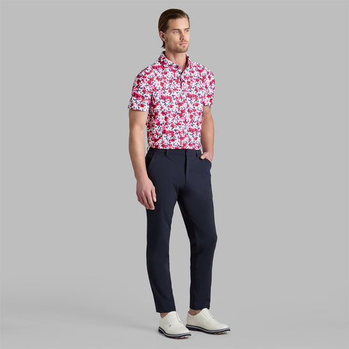 Camo Floral Tech Pique Polo Lava