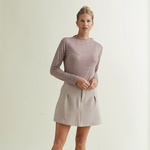 Womens Sentry UPF LS Top Mauve Rattan