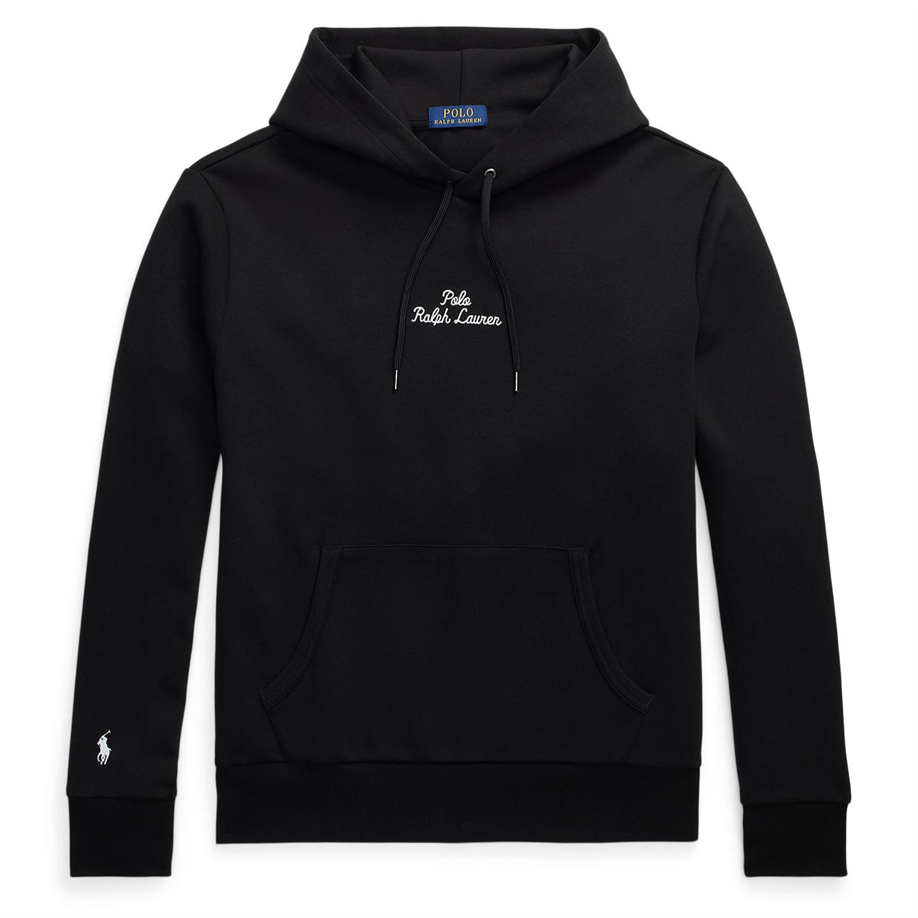 Polo Golf Standard Fit Double Knit Hoodie Black