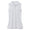 Womens Sleeveless Banded Button Polo White