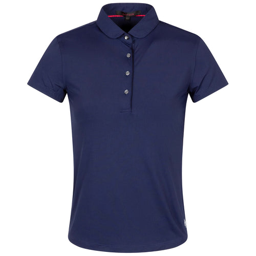 Womens Scarlett Polo Maltese Blue