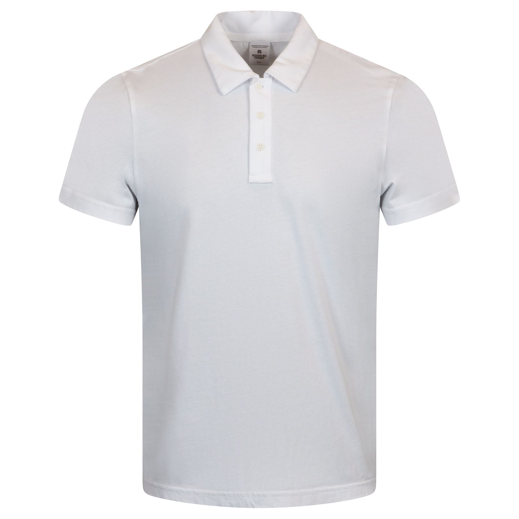 Lightweight Jersey Polo White