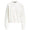Womens Fleece Crewneck Paper White