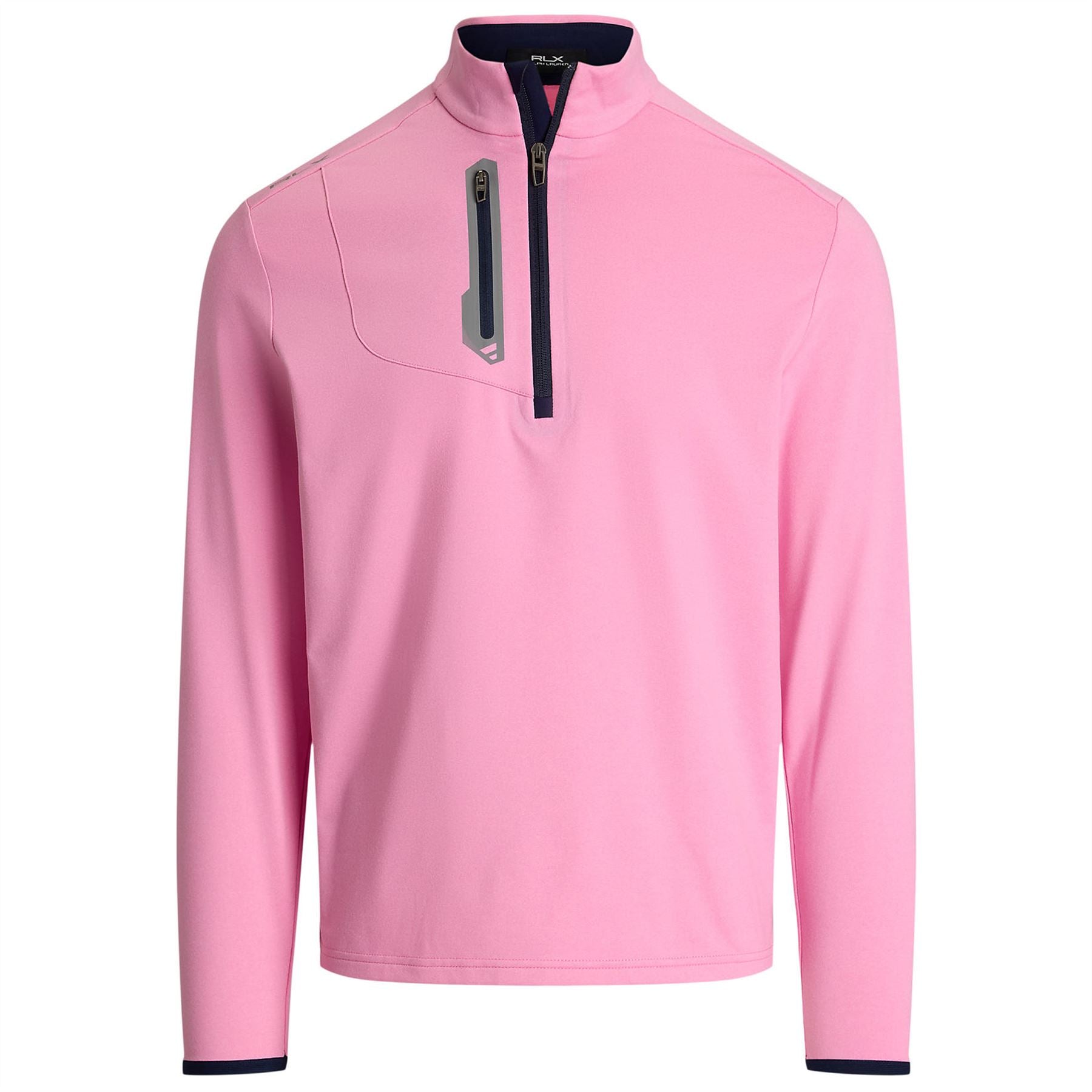 RLX Classic Fit Performance Jersey Mid Layer Laguna Pink