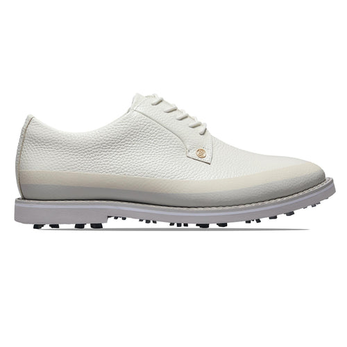 GALLIVANTER Tuxedo Stripe Leather Golf Shoes Snow/Nimbus