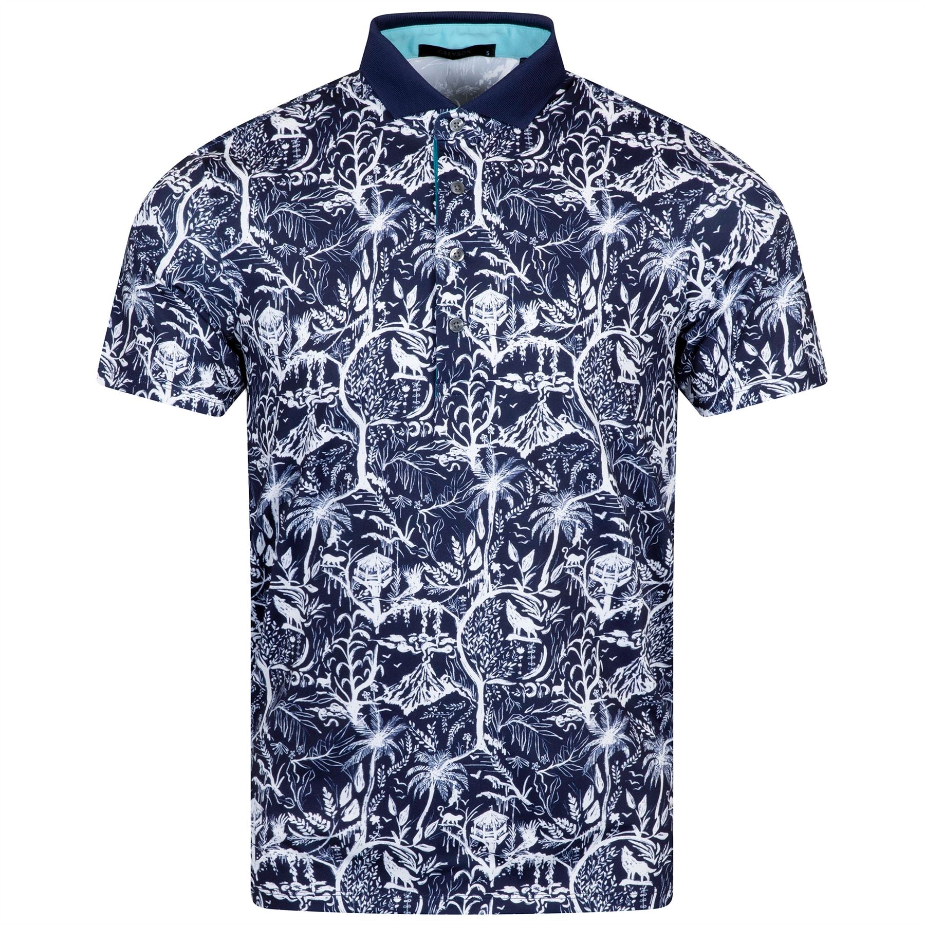 Pura Vida Polo Maltese Blue