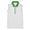 Womens Tech Jersey SL Zip Polo White/Sport Green