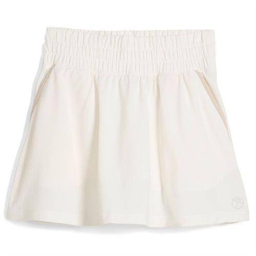 Womens x AP Sandy Seersucker Skort Warm White