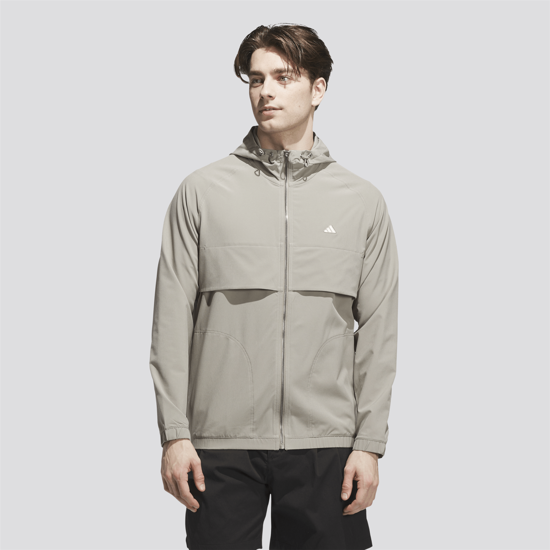Go-To Full Zip Windbreaker Putty Beige