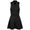 Womens Moveknit Sleeveless Zip Dress Black
