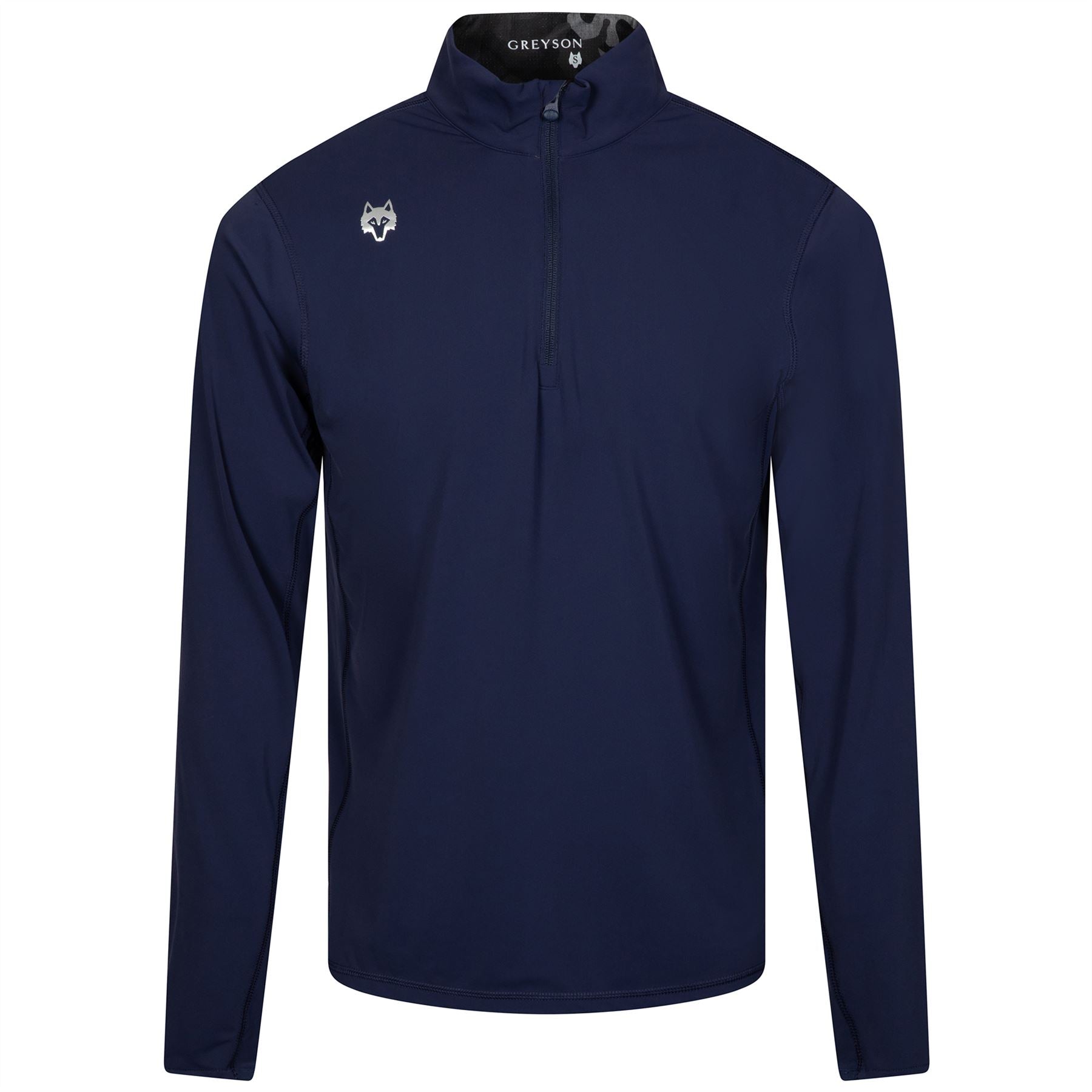 Tate Quarter Zip Mid Layer Maltese Blue