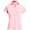 Womens Tailored Fit Scallop-Trim Polo Shirt Course Pink