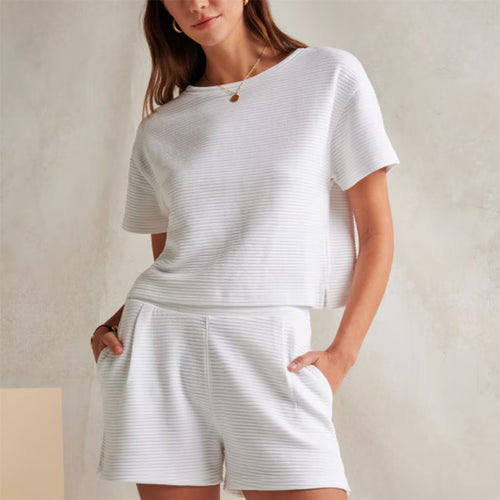 Womens Yacht Me Shorts White