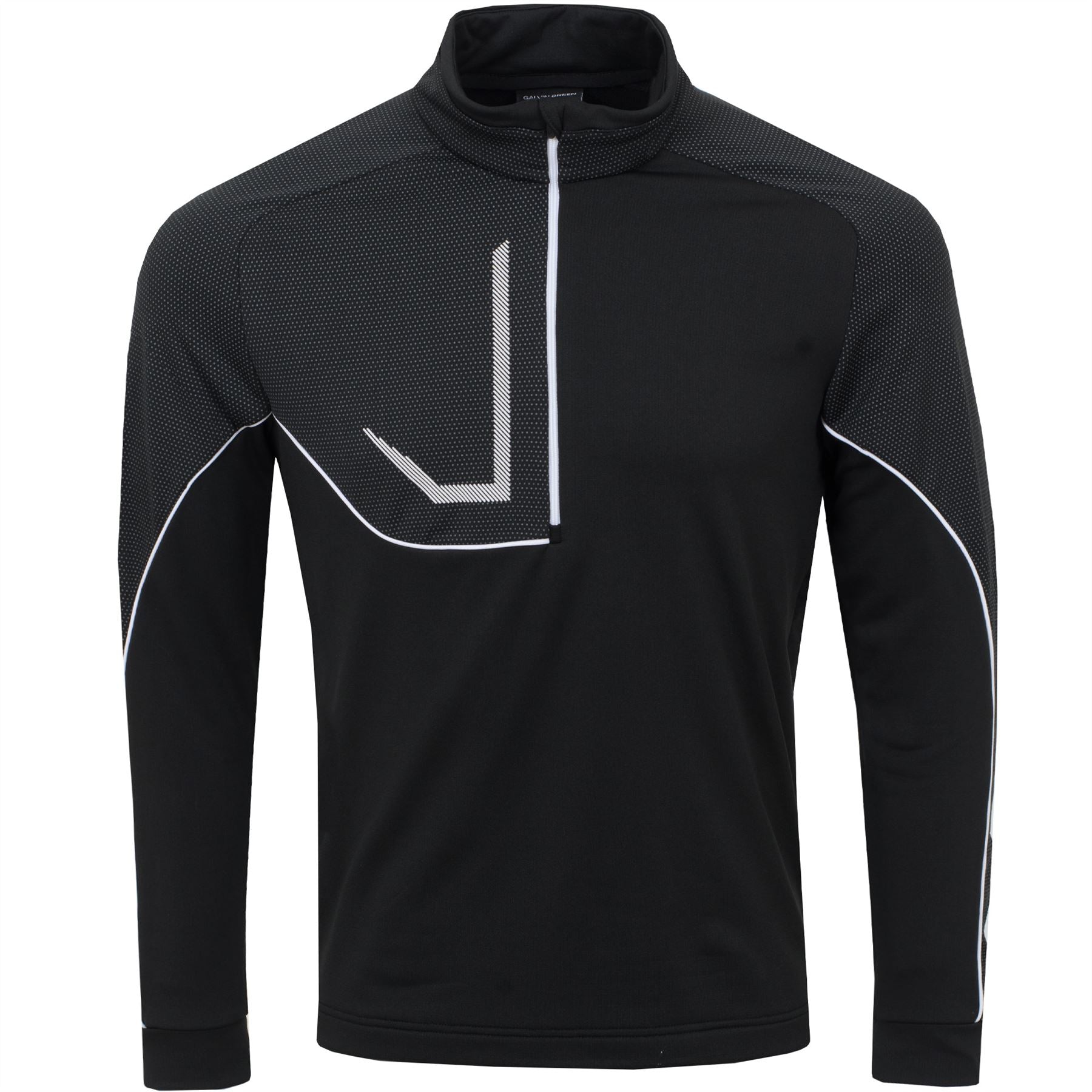 Daxton Half Zip Insula Black/Granite Grey