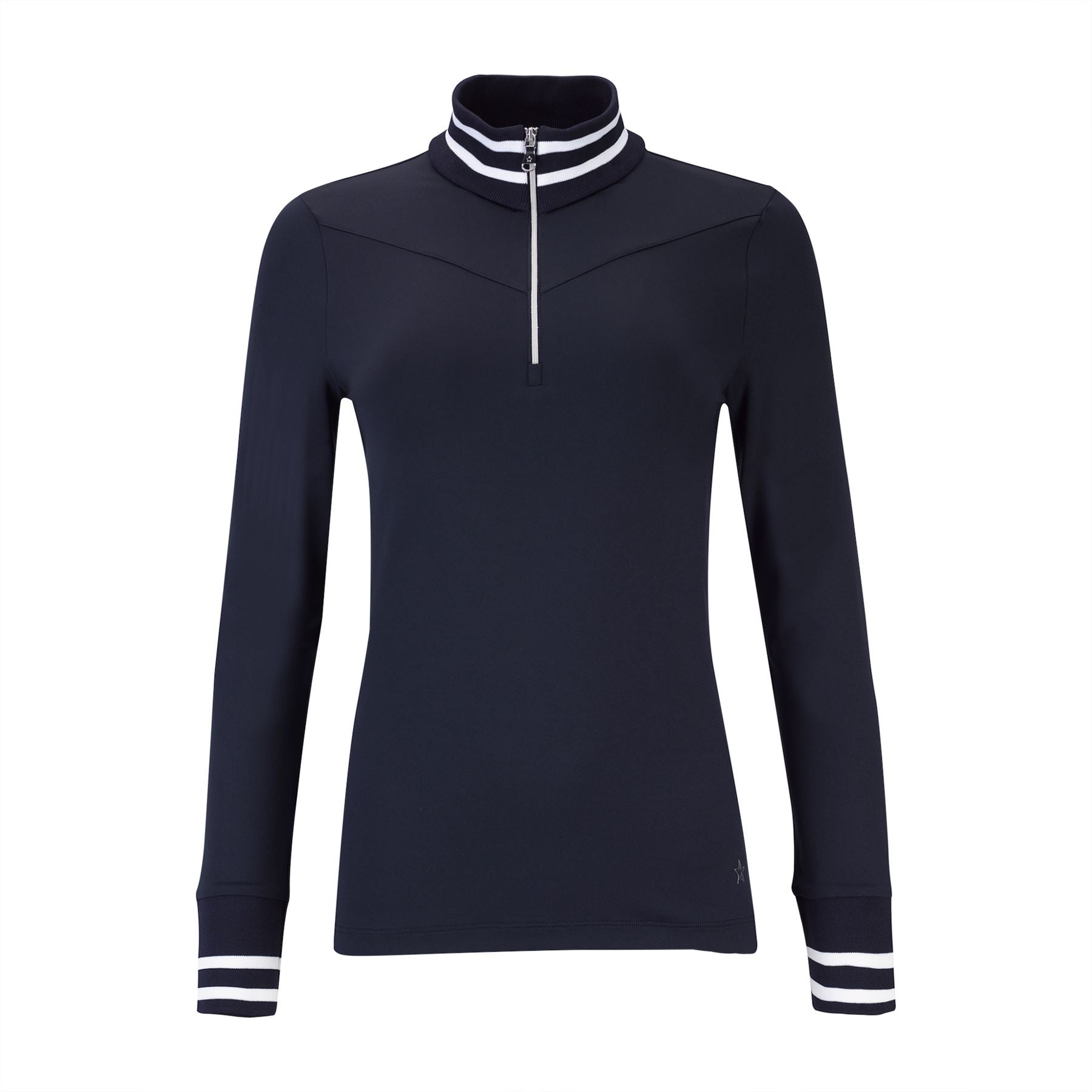 Womens The Eloise LS Polo Navy