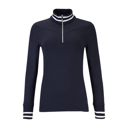 Womens The Eloise LS Polo Navy