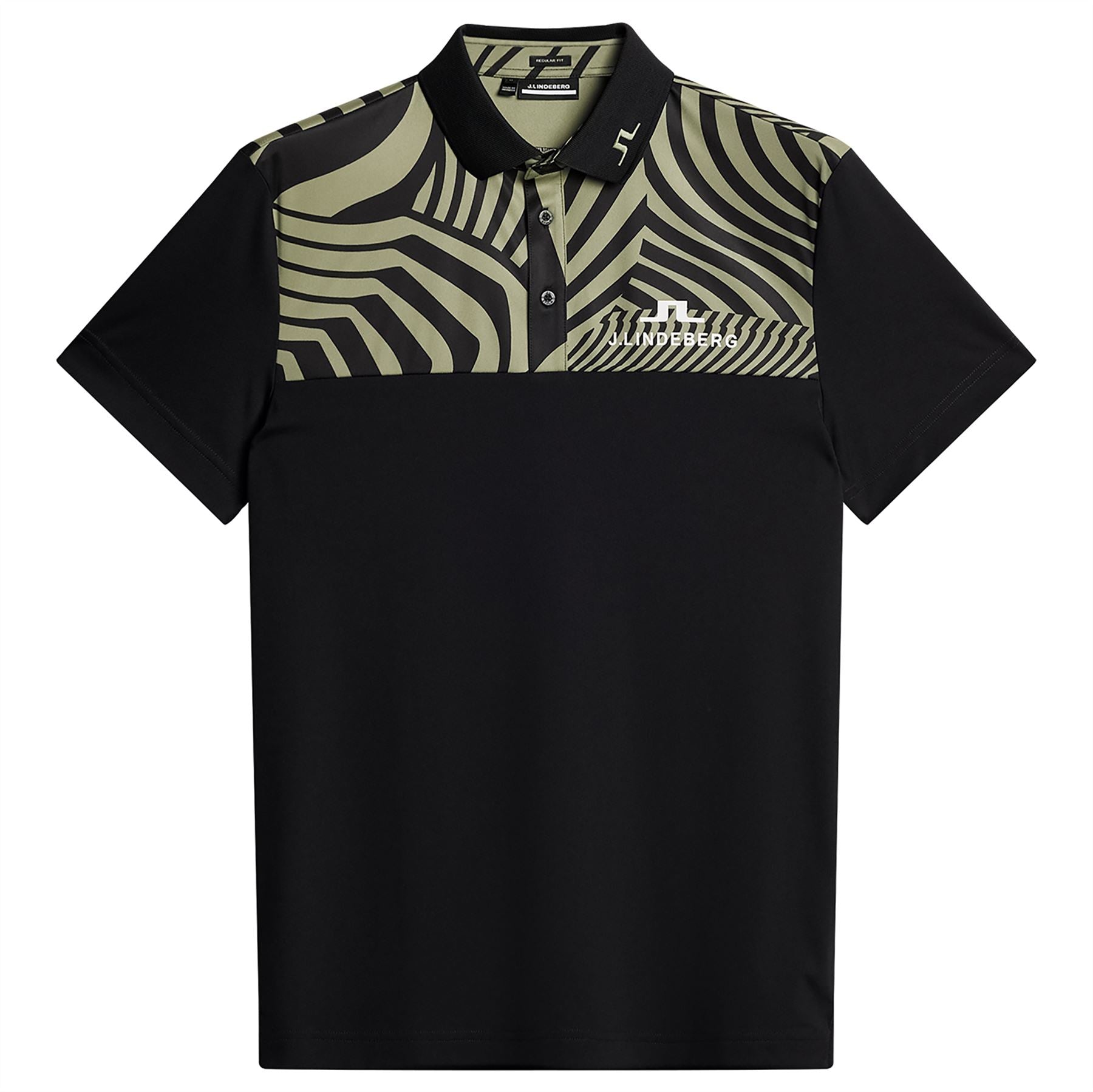 Jeff Regular Fit TX Jersey Tour Polo Black