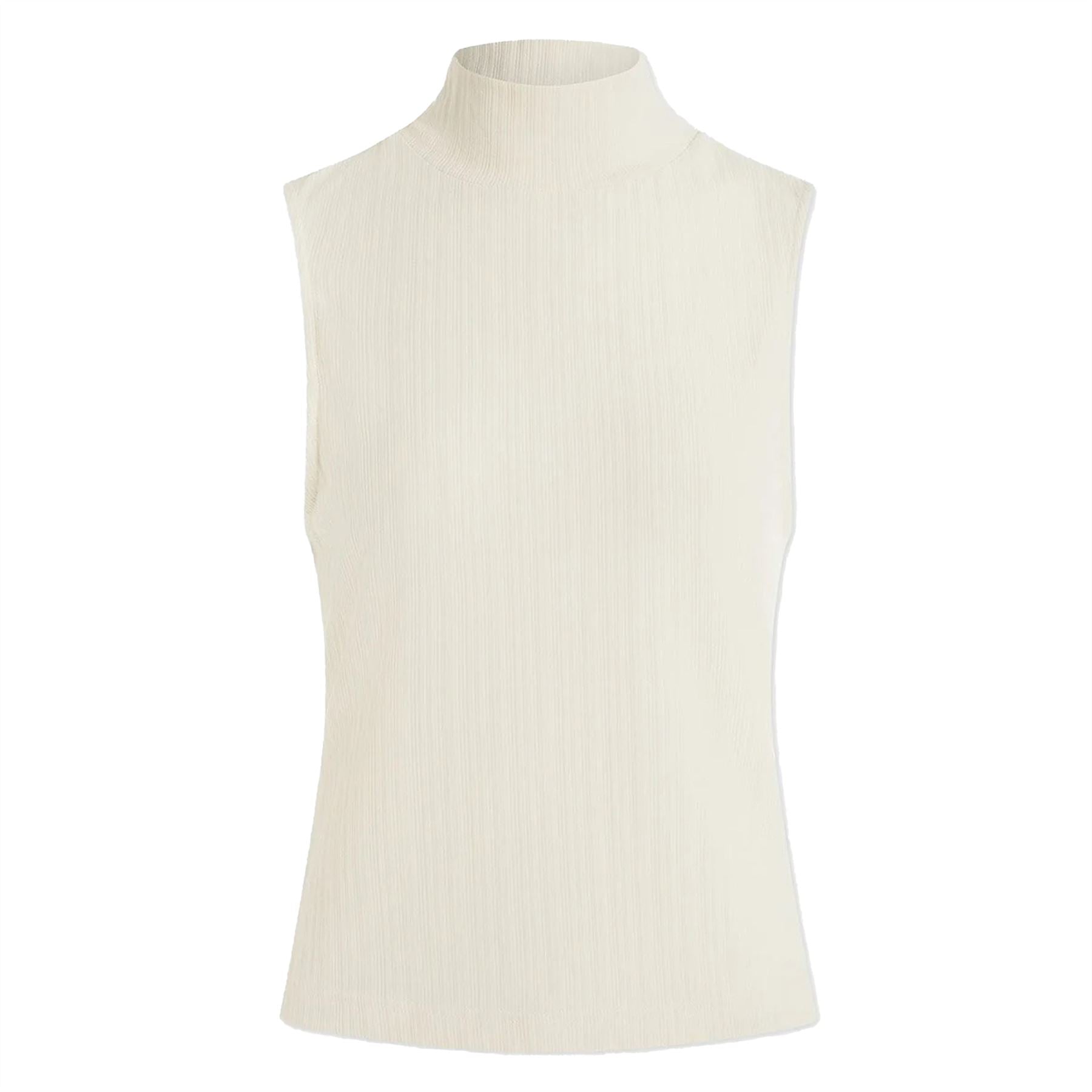 Womens Caley Fitted Ribbed Tank Birch