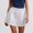 Womens Mickey Pleated Skort White
