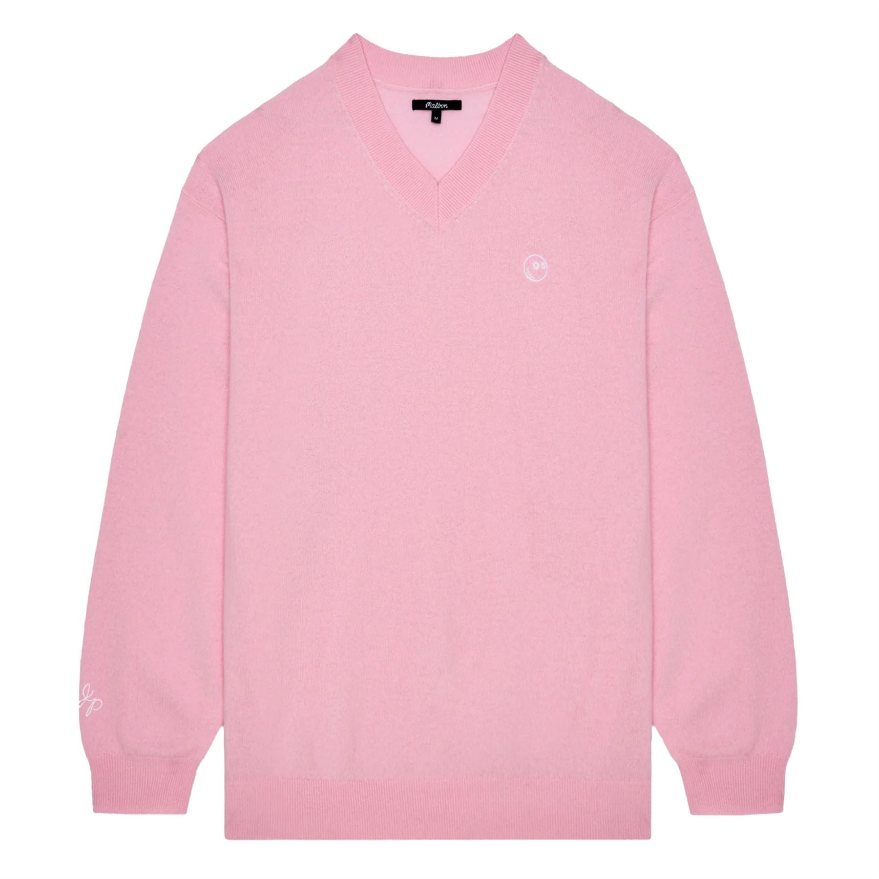 x Jesper Parnevik V-Neck Merino Wool Sweater Pink