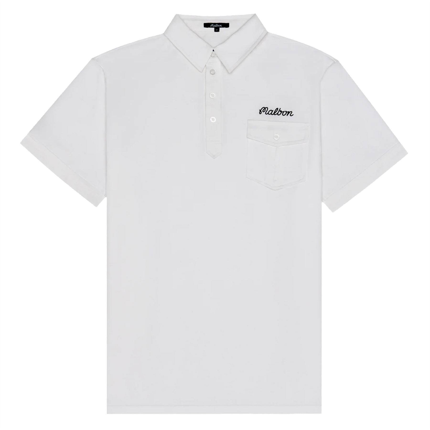 x Jesper Parnevik Single Pocket Cotton Polo White