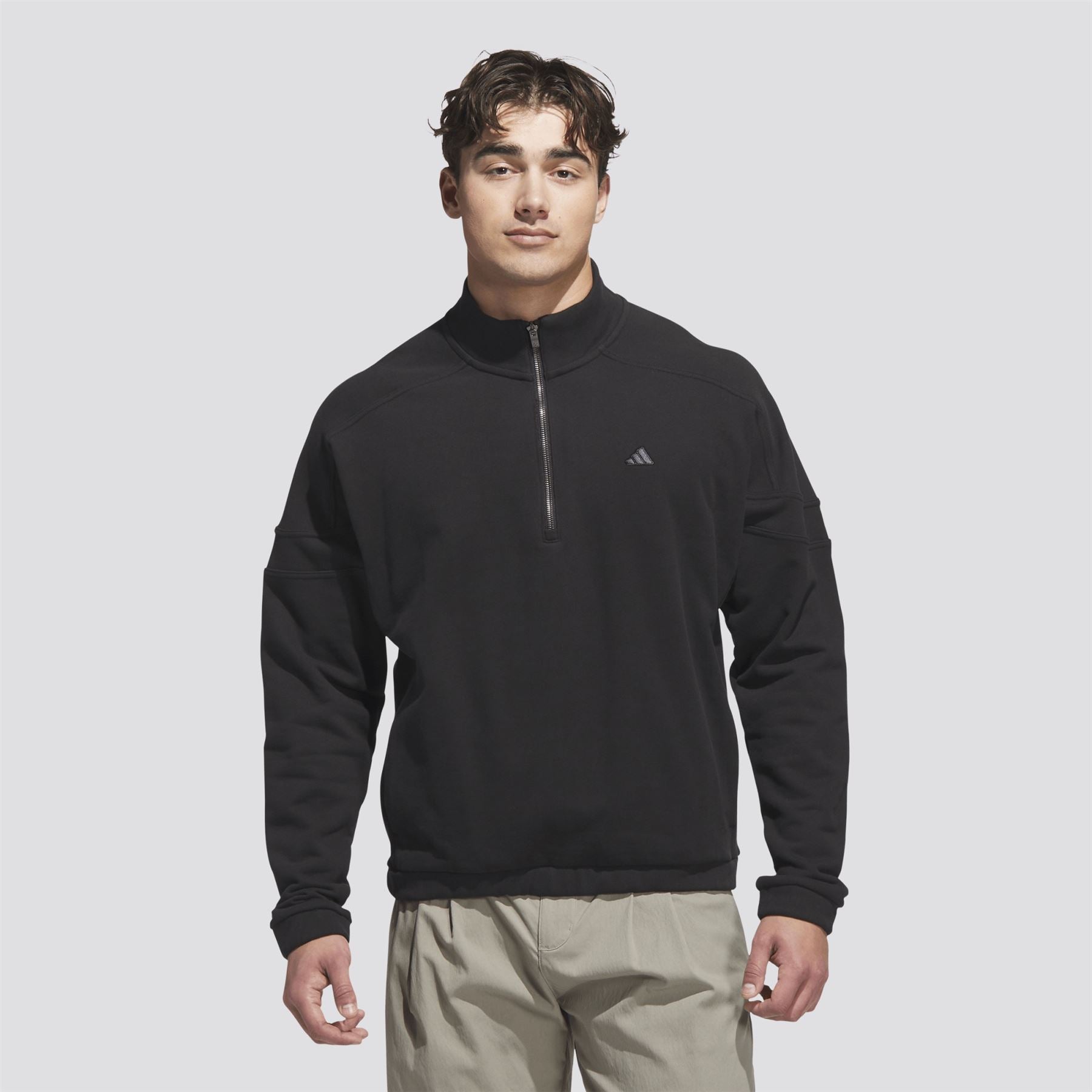 Go-To Heritage Loose Quarter Zip Black