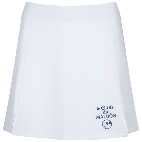 Womens Ella High Waisted Skirt White