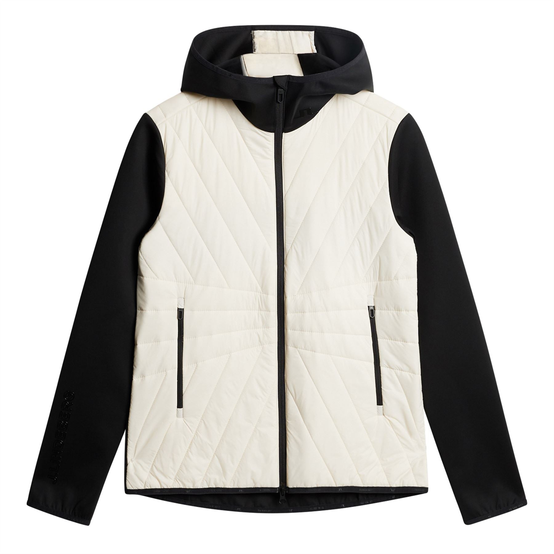 Womens Holma Quilt Hybrid Hood Whisper White