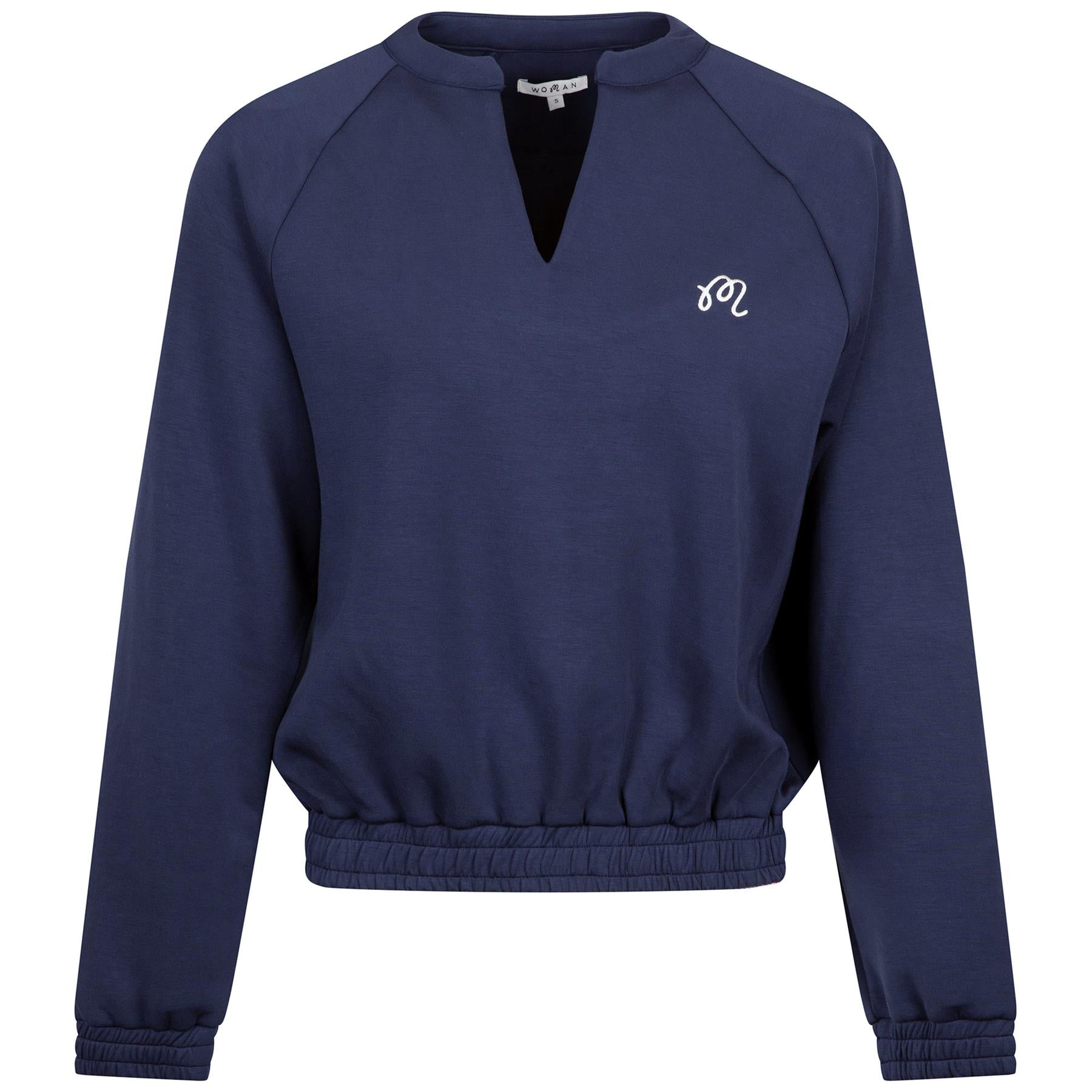 Womens Gianna Raglan Pullover Sweatshirt Pageant Blue