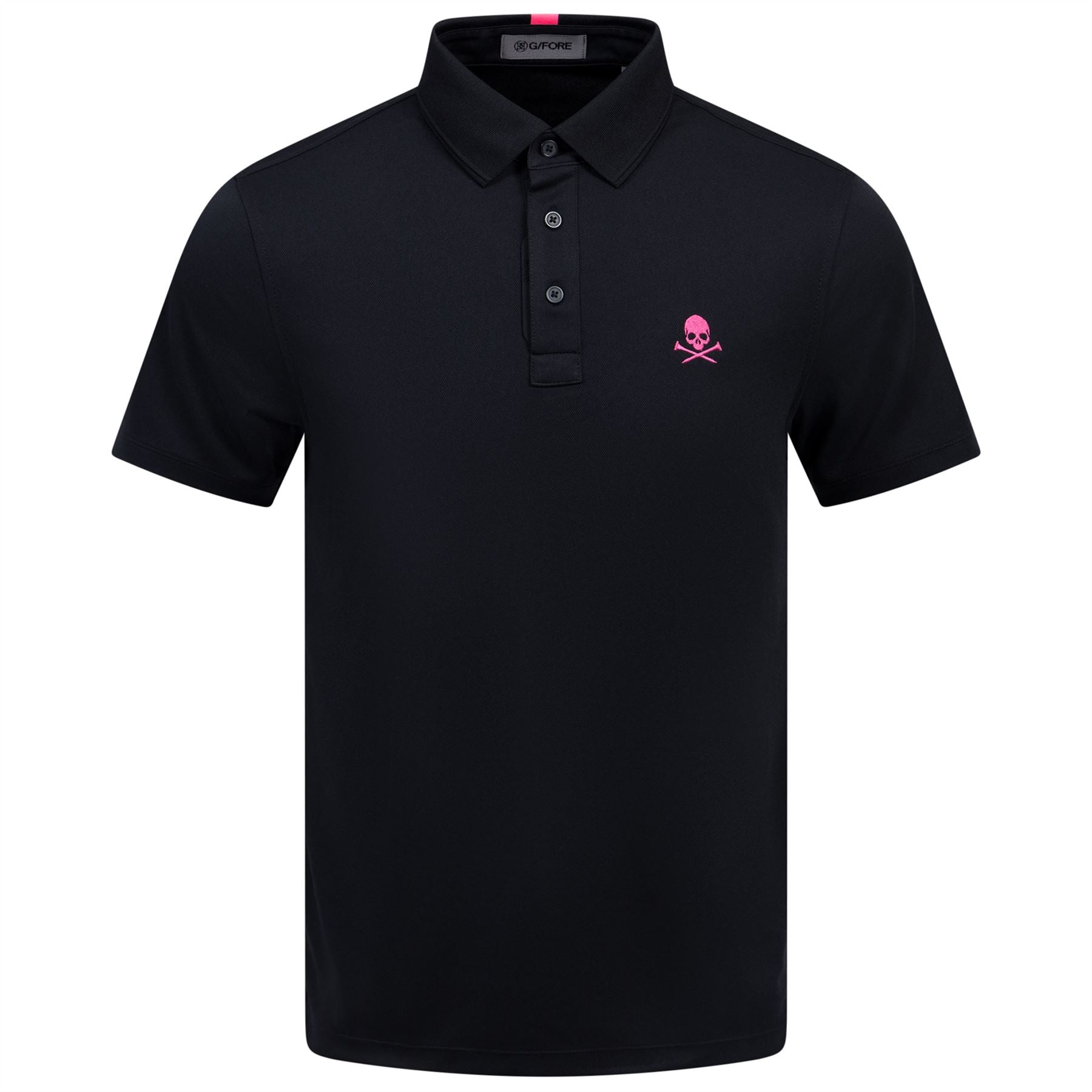Essential 3.0 Tech Pique Logo Polo Onyx