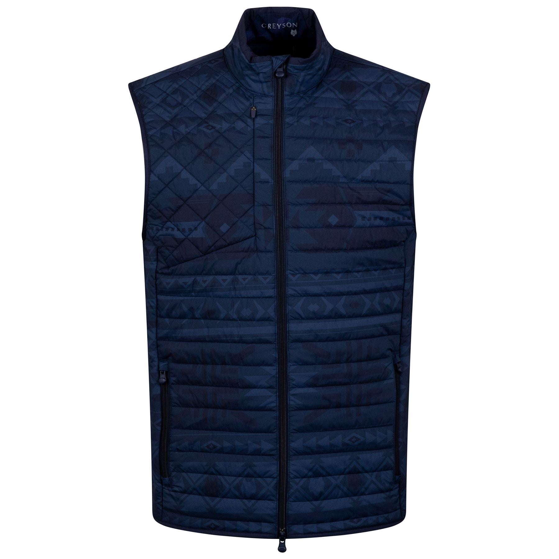 Ghost Wolf Printed Yukon X-Lite Vest Maltese Blue