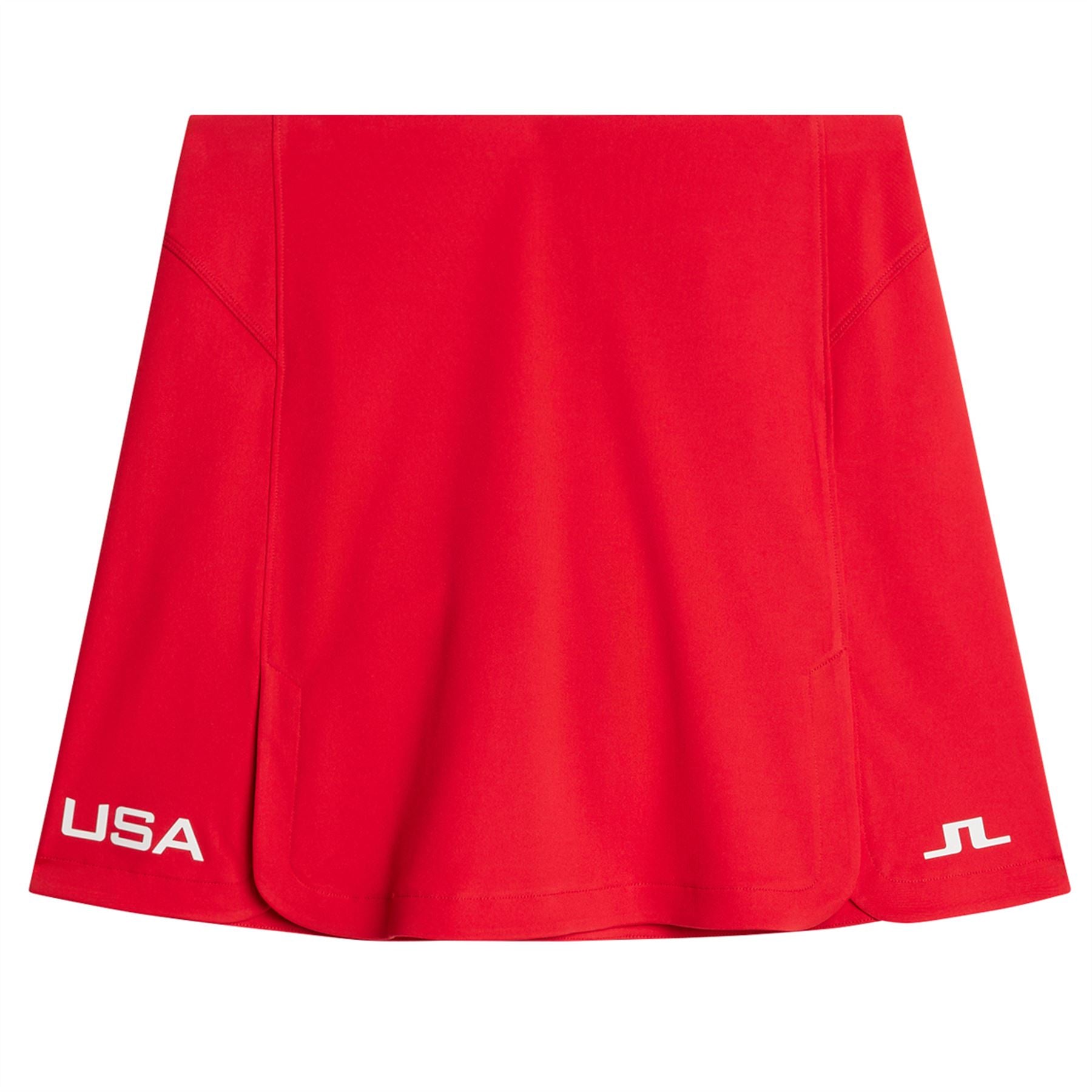 Womens Gisele TX Jersey Skirt Flame Scarlet