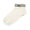 Womens Tipped Ankle Socks White/Black