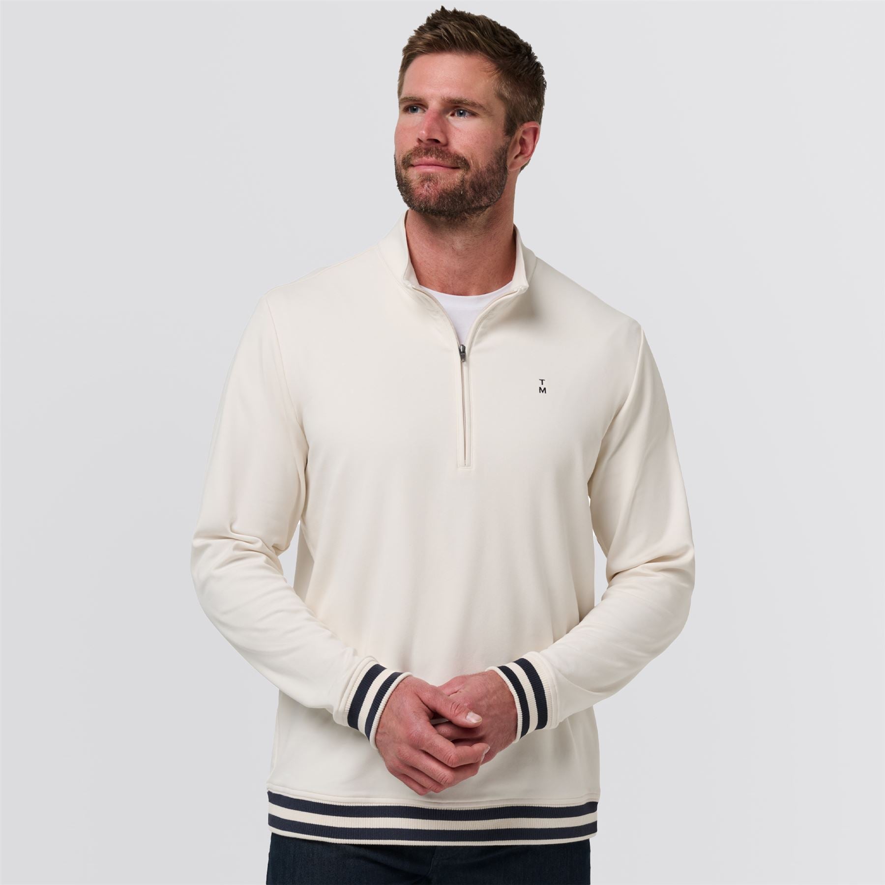 Happier Hour Quarter Zip Birch