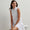 Womens McKane Drop Waist Pleated Dress White