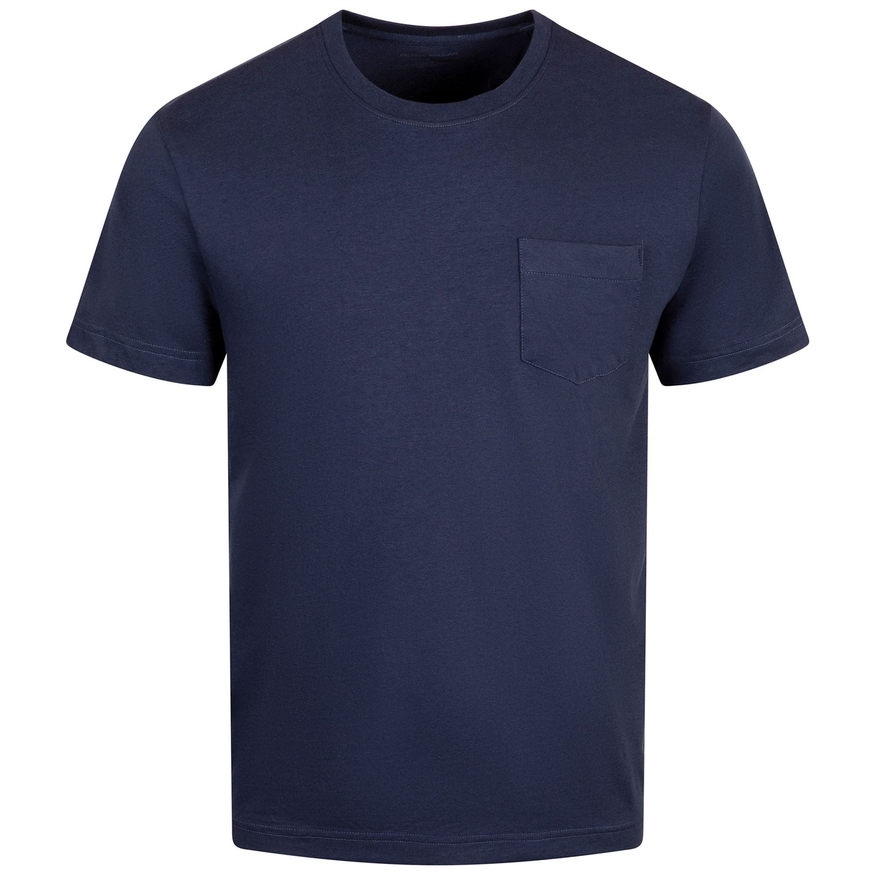 x TRENDYGOLF Camo Shield Crown Comfort Pocket Tee Navy