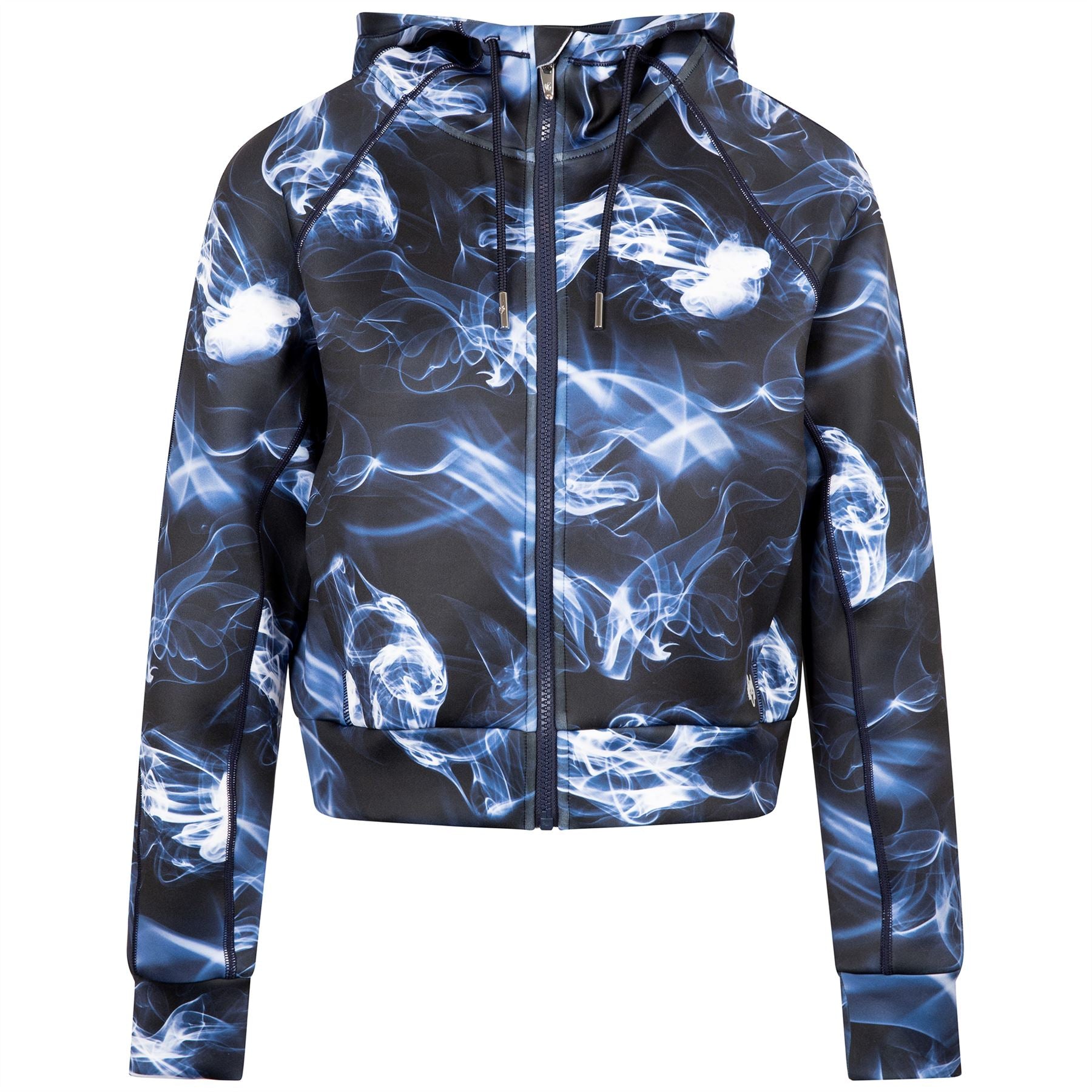 Womens Ghost Dancer Smoke Kristina Full Zip Hoodie Maltese