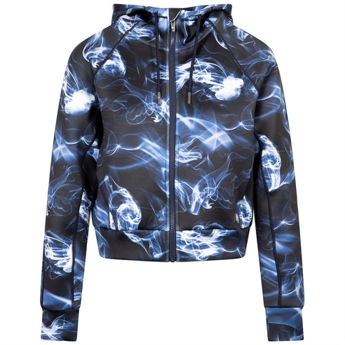 Womens Ghost Dancer Smoke Kristina Full Zip Hoodie Maltese