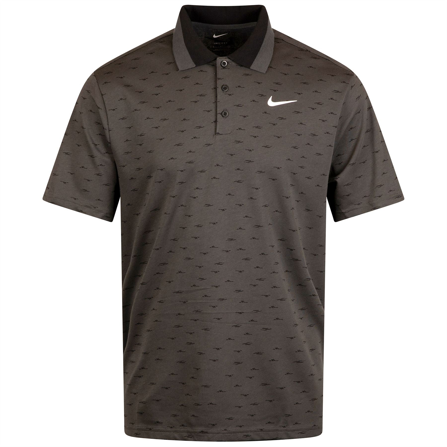 Dri-FIT Tour Micro Printed Polo Anthracite/White