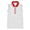 Womens Tech Jersey SL Zip Polo White/Sport Red