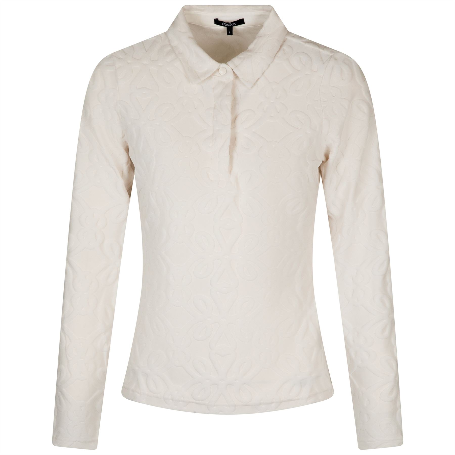 Womens Sophie LS Polo Ivory