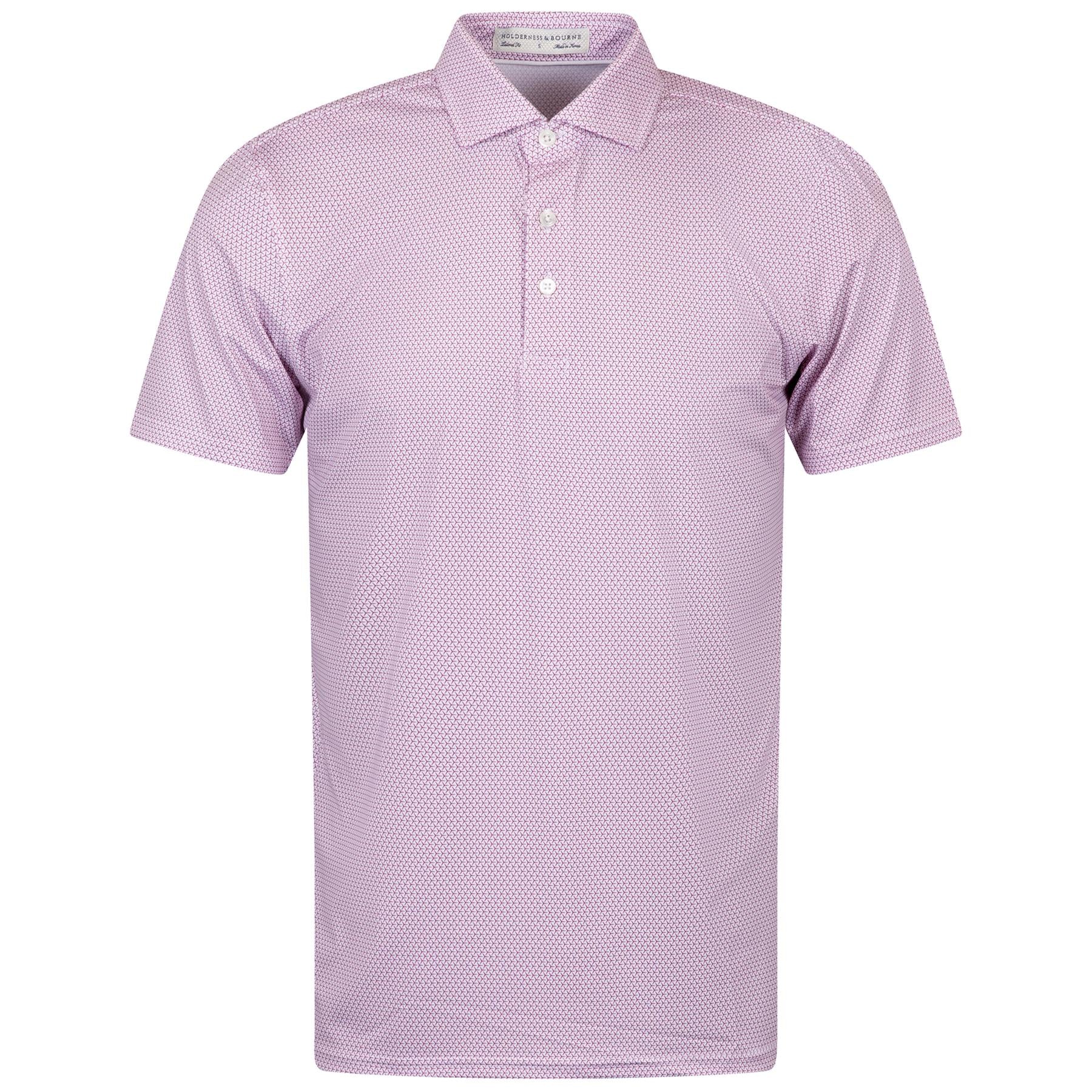 The Carson Polo White/Vintage Claret