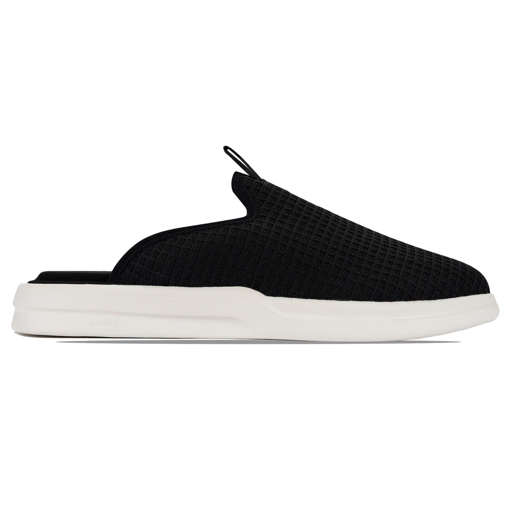 Pelli Waffle Slip-On Jet Black/Marshmallow