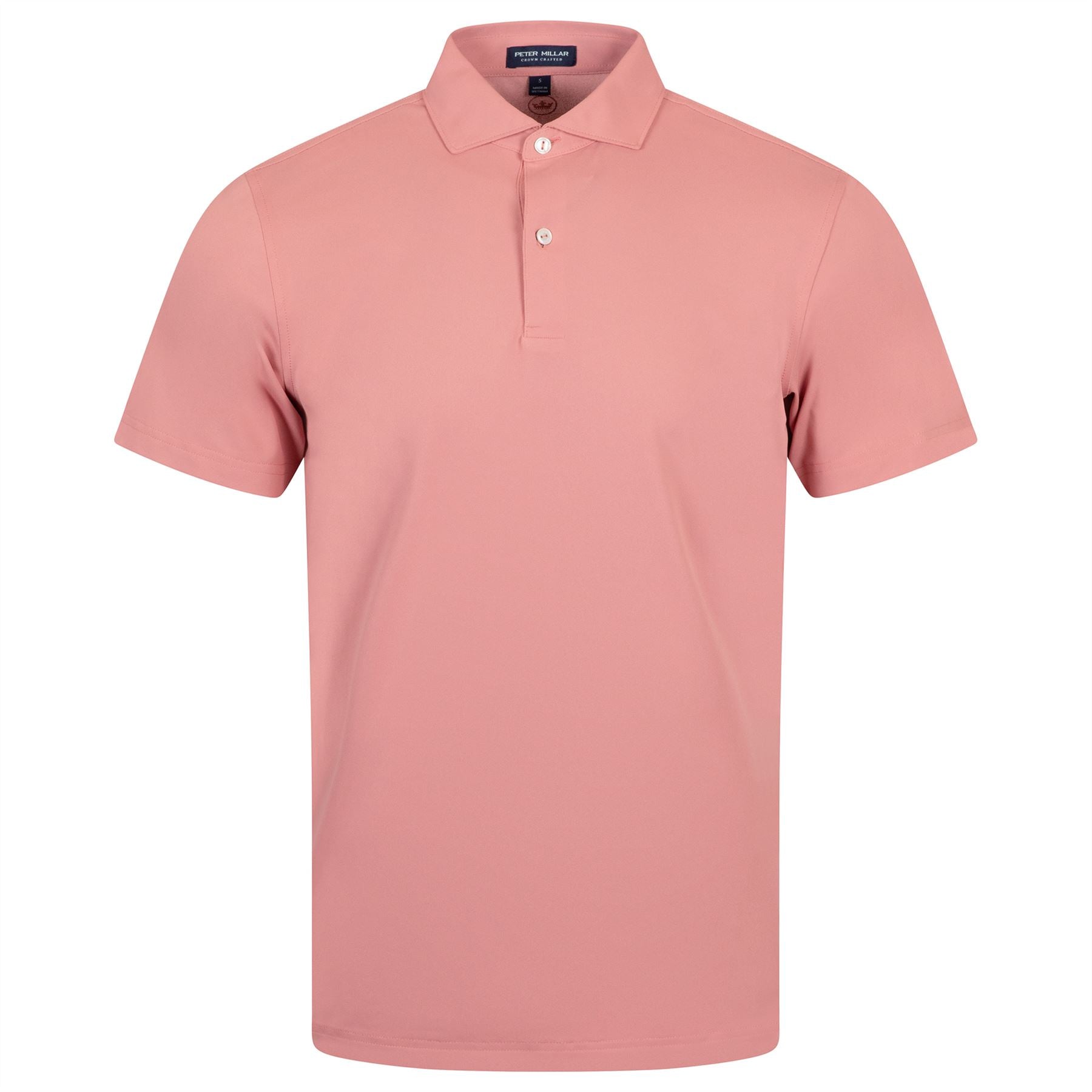 Soul Performance Mesh Polo Pink Crepe